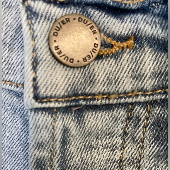 Duer -Midweight Denim Wide Leg (Button Fly) - Coastal Blue - Picture 2 of 14